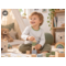 HANS NATUR Kinder Unterhemd Langarm Bio-Baumwolle grau 5