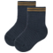 People Wear Organic 2er-Pack Frottee-Socken schieferblau mix 3