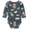 People Wear Organic Langarm-Body Fellfreunde schieferblau 2