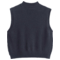 People Wear Organic Strick-Pullunder dunkelblau 2