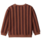 People Wear Organic Sweat-Pullover Bio-Baumwolle (kbA) Blockstreifen mahagoni 2