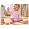 HANS NATUR Baby Langarmbody Bio-Baumwolle rose-weiß gestreift 3