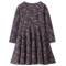People Wear Organic Langarm-Kleid Mille Fleurs dunkelblau 2