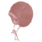 Baby Mütze Bio-Schurwolle Fleece heiderose-meliert