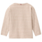 People Wear Organic Langarm-Shirt taupe geringelt 2