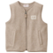 People Wear Organic Fleece-Weste Bio-Baumwolle (kbA) dunkelsand mélange 1