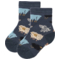 People Wear Organic 2er-Pack Frottee-Socken schieferblau mix 2