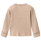 People Wear Organic Langarm-Shirt rip dunkelsand mélange 2
