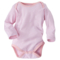 Baby Langarmbody Bio-Baumwolle rose-weiß gestreift