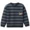 People Wear Organic Sweat-Pullover Blockstreifen dunkelblau 1