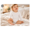 HANS NATUR Baby Langarmbody Bio-Baumwolle off white 2