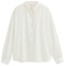 People Wear Organic Langarm-Bluse weiß 1
