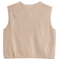People Wear Organic Fleece-Weste dunkelsand mélange 2