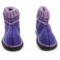 HANS NATUR Kinder Hausschuhe Hüttenschuhe pflaume 2