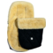 Kaiser Naturfellprodukte Fußsack Kinderwagen Lammfell "Coosy" black 2