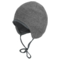 Maximo Baby Mütze Bio-Schurwolle Fleece mittelgrau 1