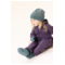 Disana Baby Walk-Overall mit Zipper Bio-Merinowolle aubergine 2