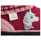 HANS NATUR Kinder Hausschuhe Hüttenschuhe Einhorn himbeere-rosa 4