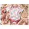 HANS NATUR Baby Body Kurzarm Bio-Baumwolle Flamingo 4