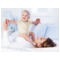 HANS NATUR Baby Body Kurzarm Bio Baumwolle 5er Set "pure basic" 6