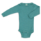 Engel Natur Baby Body Langarm Wolle Seide eisvogel 2