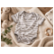 HANS NATUR Baby Body Kurzarm Bio Baumwolle grau-off white 4