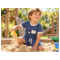 HANS NATUR Kinder Shorts Bio-Baumwolle blau-off white dunkel blau 3