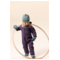 Disana Baby Walk-Overall mit Zipper Bio-Merinowolle aubergine 3