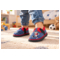 HANS NATUR Kinder Hausschuhe Walkpuschen Fußballer jeansblau 5