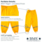 BMS Buddelhose ohne Latz yellow 5
