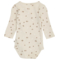 müsli by GREEN COTTON Baby Wickelbody rip Oat/Balsam cream/Walnut 2