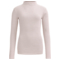 People Wear Organic Ripp Langarm-Shirt Stehkragen Bio-Baumwolle (kbA) puder geringelt 1