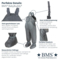 BMS "BabyBuddy" Krabbel- und Regenhose SoftSkin cool grey 4