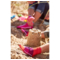 Ewers Beachies Strandsocke Blockringel Kinder pink 3