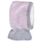 Baby und Kinder Schalmütze grau-rose melange