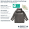 BMS Kinder Buddeljacke und Regenjacke Räuberwald SoftSkin cool grey 8