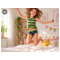 HANS NATUR Kinder Slip Bio-Baumwolle Stern Blau 4