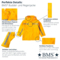 BMS Kinder Buddeljacke und Regenjacke Räuberwald SoftSkin gelb 6