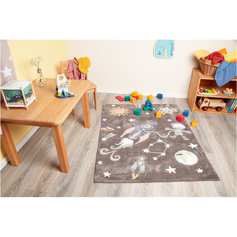 HANS NATUR Kinderteppich Bio-Baumwolle